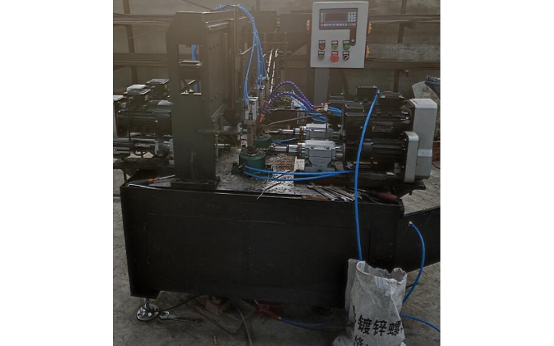 螺栓、銷軸-四軸自動(dòng)鉆孔倒角一體機(jī)